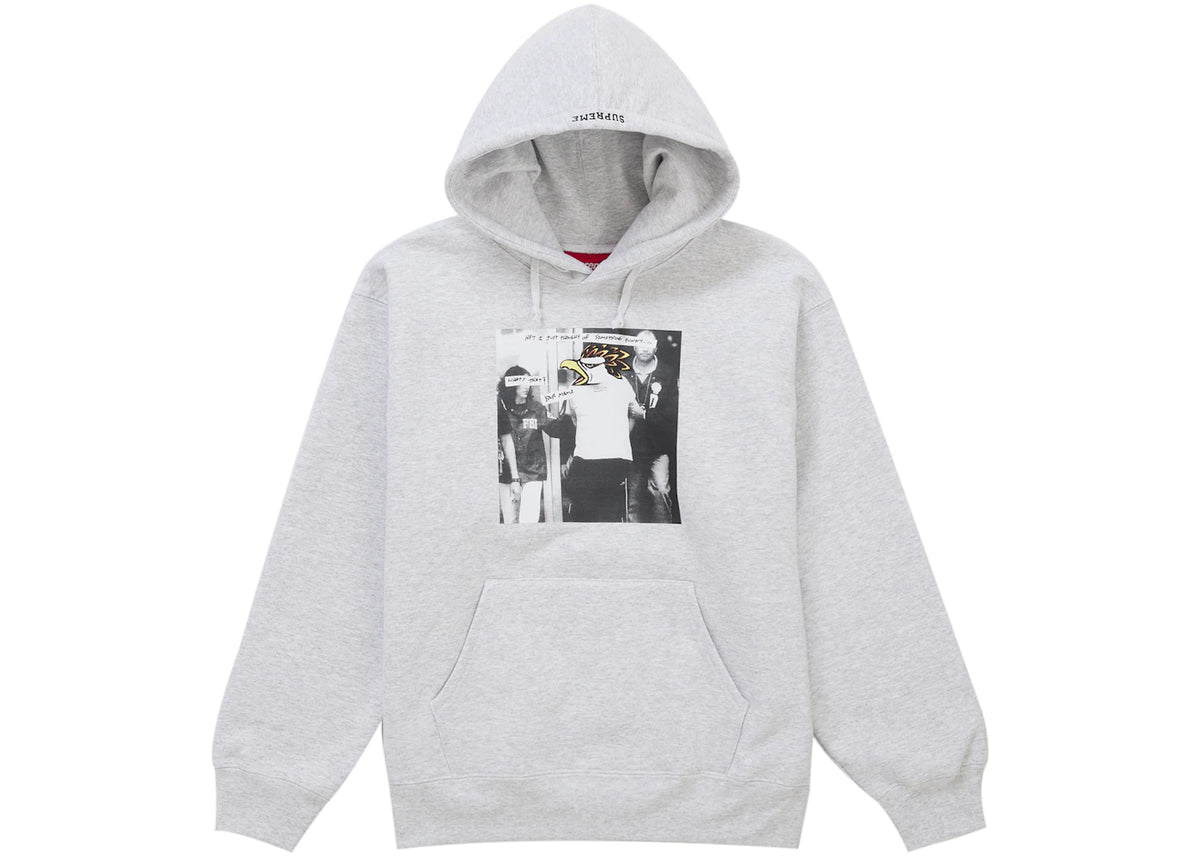 Supreme ANTIHERO Hooded Sweatshirt (FW25) Ash Grey ADONIO