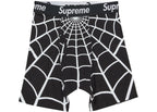 Supreme Hanes Spider-Man Boxer Briefs (2 Pack) Black
