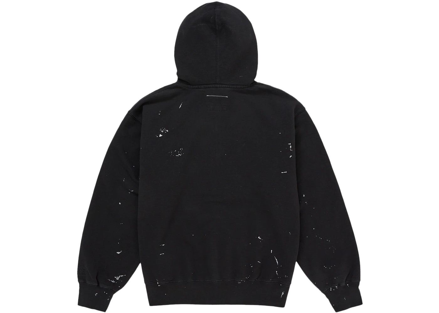 Supreme MM6 Maison Margiela Box Logo Zip Up Hooded Sweatshirt Black ADONIO