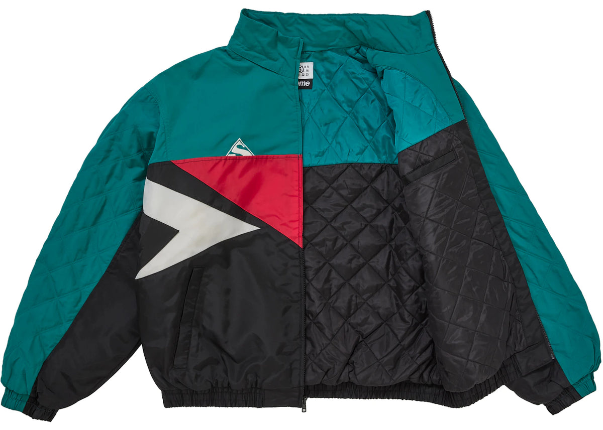 oblečení Supreme MM6 Maison Margiela Split Stadium Jacket Teal ADONIO