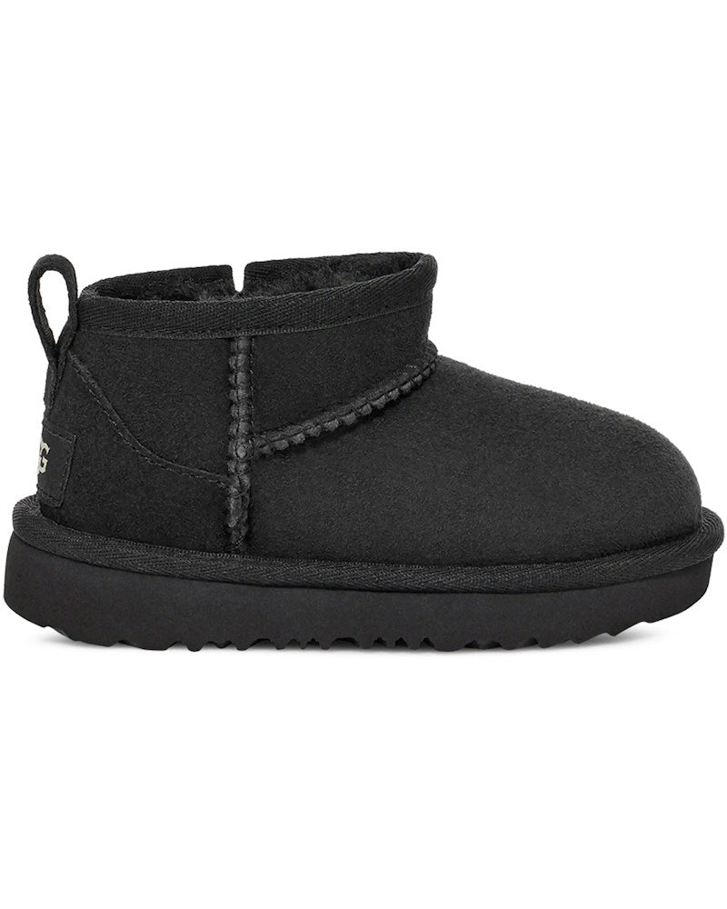 tenisky a boty UGG Classic Ultra Mini Boot Black (Toddler) 1130750T-BLK ADONIO