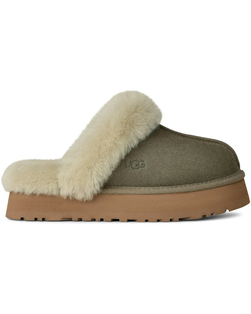 tenisky a boty UGG Disquette Slipper Moss Green Muted Brass (W) 1122550-MRNM ADONIO