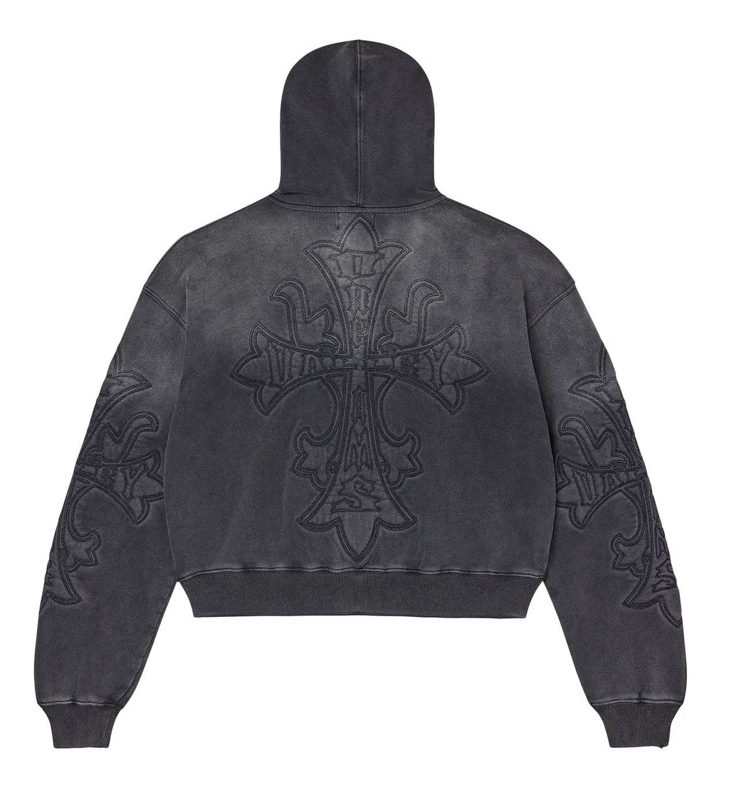 Vale Forever Carver Zip Up Hoodie, Black