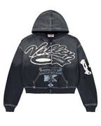 Vale Forever Religion Zip Up Hoodie Black