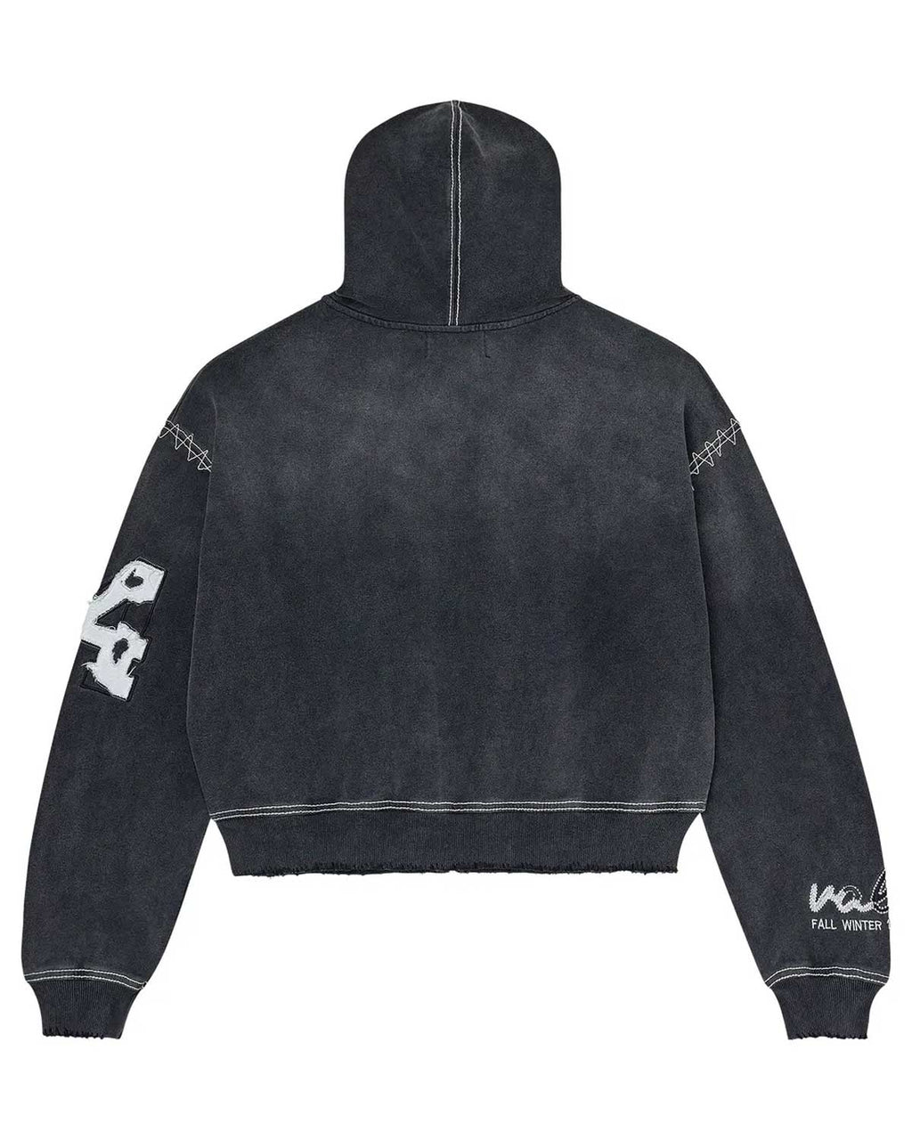 Vale Forever Sunny Zip Up Hoodie, Black