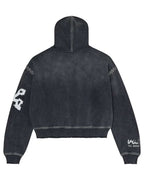 Vale Forever Sunny Zip Up Hoodie, Black
