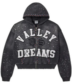 Vale Forever Classico Zip Up Hoodie Black