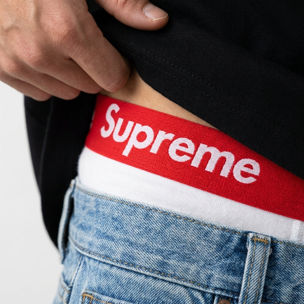 Supreme Hanes Boxer Briefs (4 Pack) White ADONIO