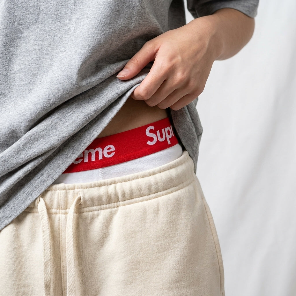 Supreme Hanes Boxer Briefs (4 Pack) White ADONIO