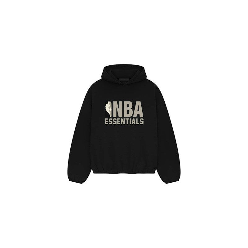 Fear of God Essentials NBA Hoodie (SS25) Black Grey ADONIO