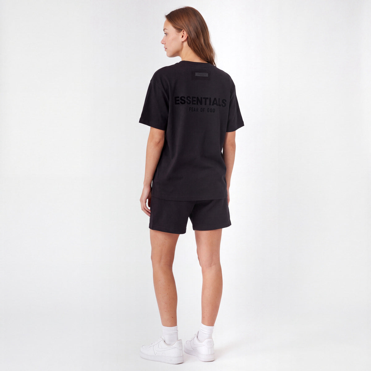 Fear of God Essentials S22 Stretch Black Limo - Letní set ADONIO