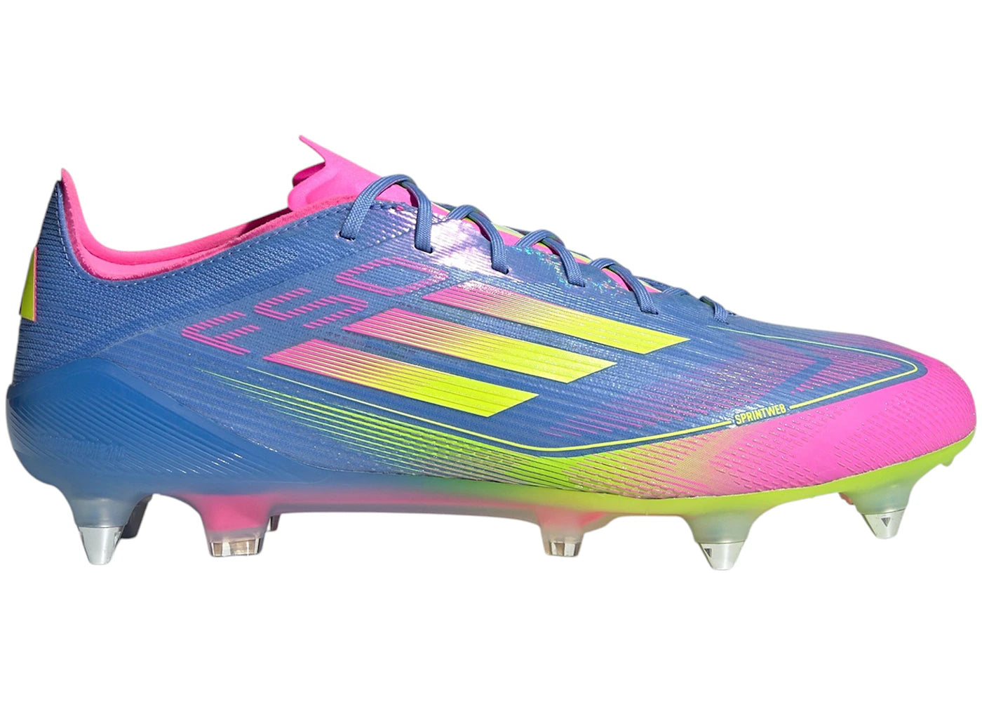 adidas F50 Elite SG Blue Fusion Lucid Lemon Lucid Pink