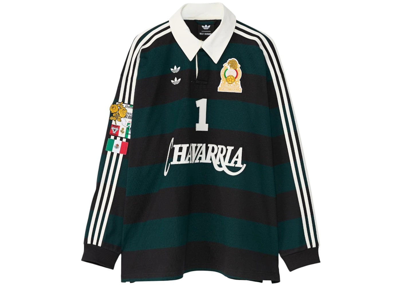 adidas x Willy Chavarria WC Portero Rugby Longsleeve Black