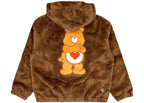 adidas x Care Bears Fur Jacket Preloved Brown