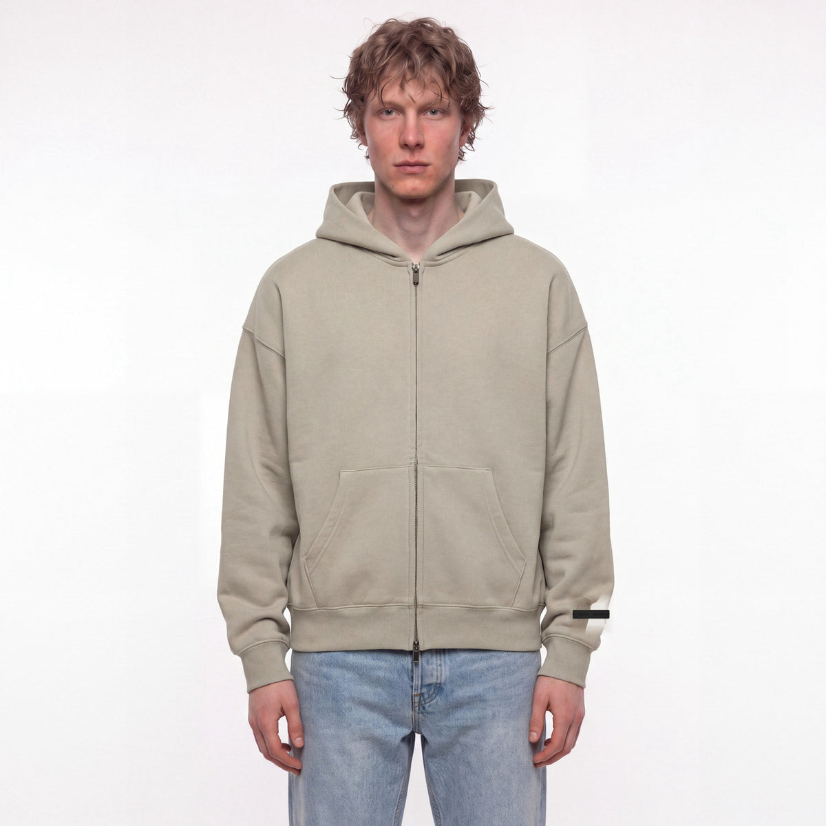 Fear of God Essentials S25 Zip-Up Hoodie Timber ADONIO