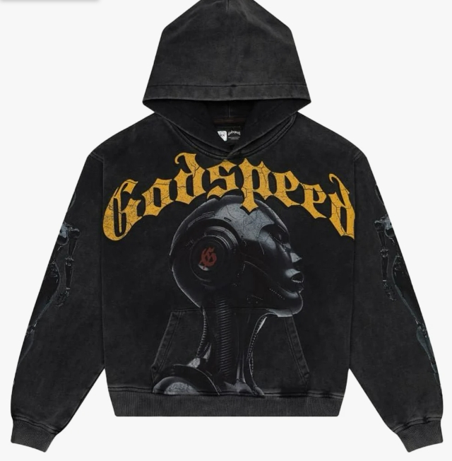 Godspeed Alexa Hoodie Washed Black