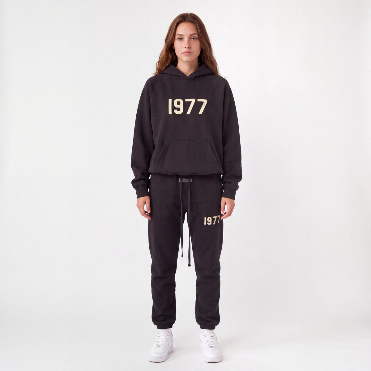 Fear of God Essentials 1977 Iron Black - Celý set ADONIO