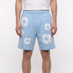 oblečení Denim Tears The Cotton Wreath Sweatshorts Powder Blue ADONIO