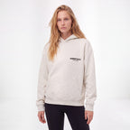 Fear of God Essentials S22 Hoodie Light Oatmeal 192SU224417F ADONIO