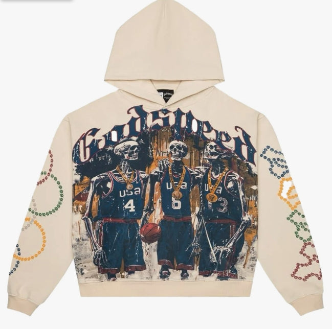 Godspeed Dream Team 24 Hoodie Bone