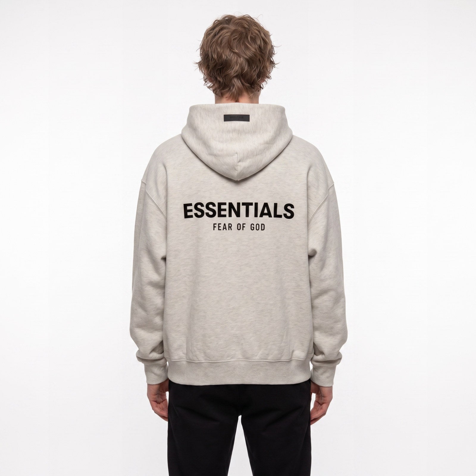 Fear of God Essentials S22 Hoodie Light Oatmeal 192SU224417F ADONIO