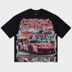 tričko Godspeed 305 Superrun Tee Black INS-6EC6C12BCA ADONIO