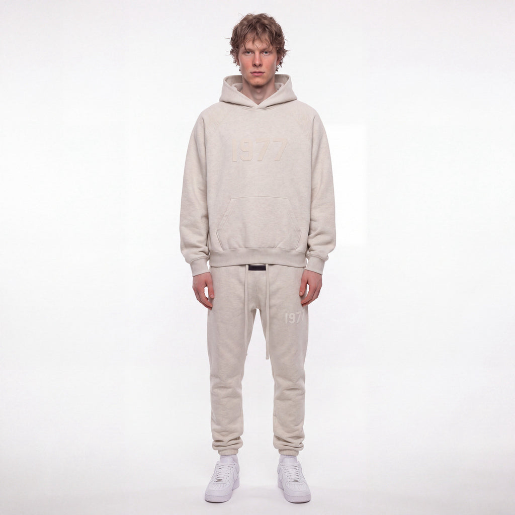 Fear of God Essentials 1977 Light Oatmeal - Celý Set ADONIO