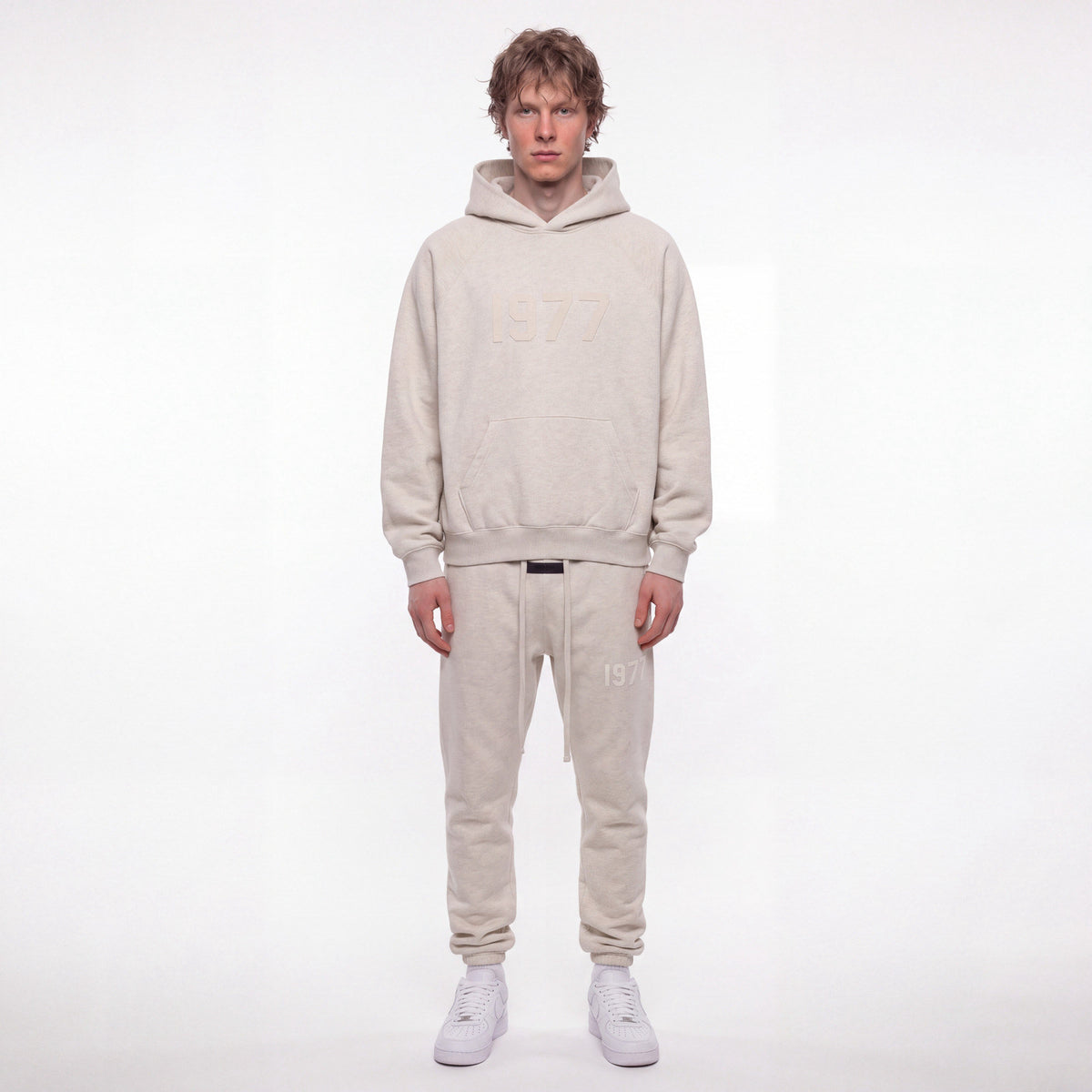 Fear of God Essentials 1977 Light Oatmeal - Celý Set ADONIO
