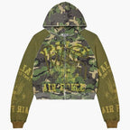 Vale Forever Terrain Zip Up Hoodie Green