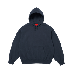 Supreme Satin Appliqué Hooded Sweatshirt 'Navy'