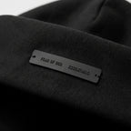 Fear of God Essentials Classic S25 Zip-Up Hoodie Glossy Jet Black ADONIO