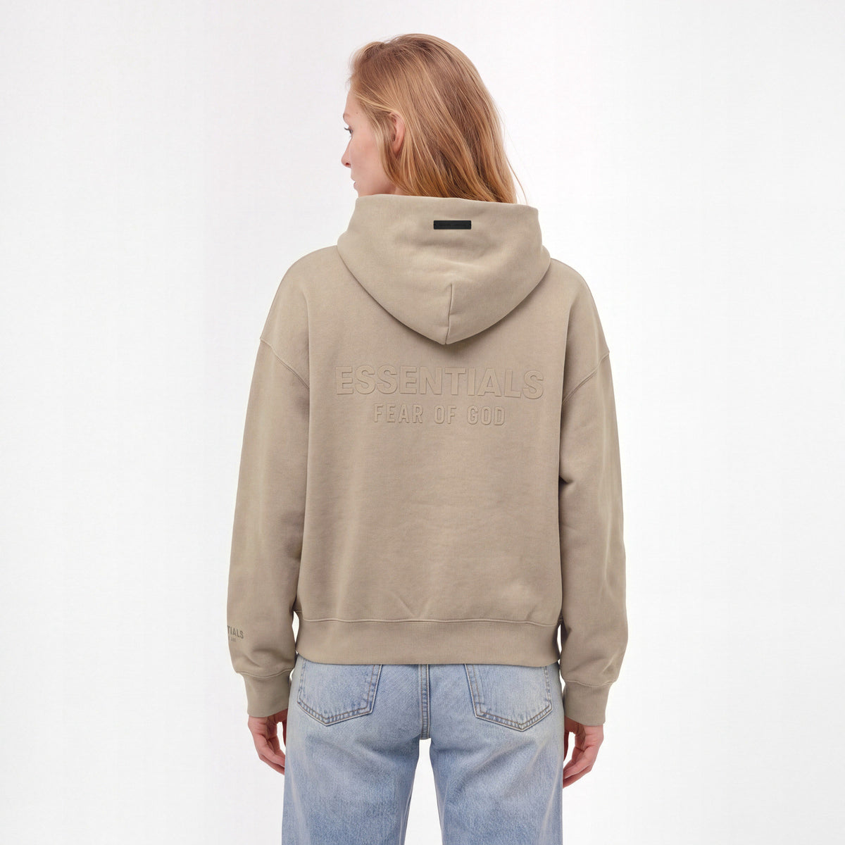 Fear of God Essentials S25 Zip-Up Hoodie Timber ADONIO