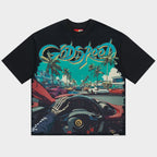 tričko Godspeed Power Steering Tee Black INS-1D5F62F250 ADONIO