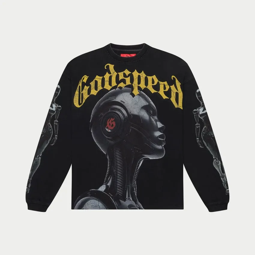 Godspeed Alexa Longsleeve Tee Black