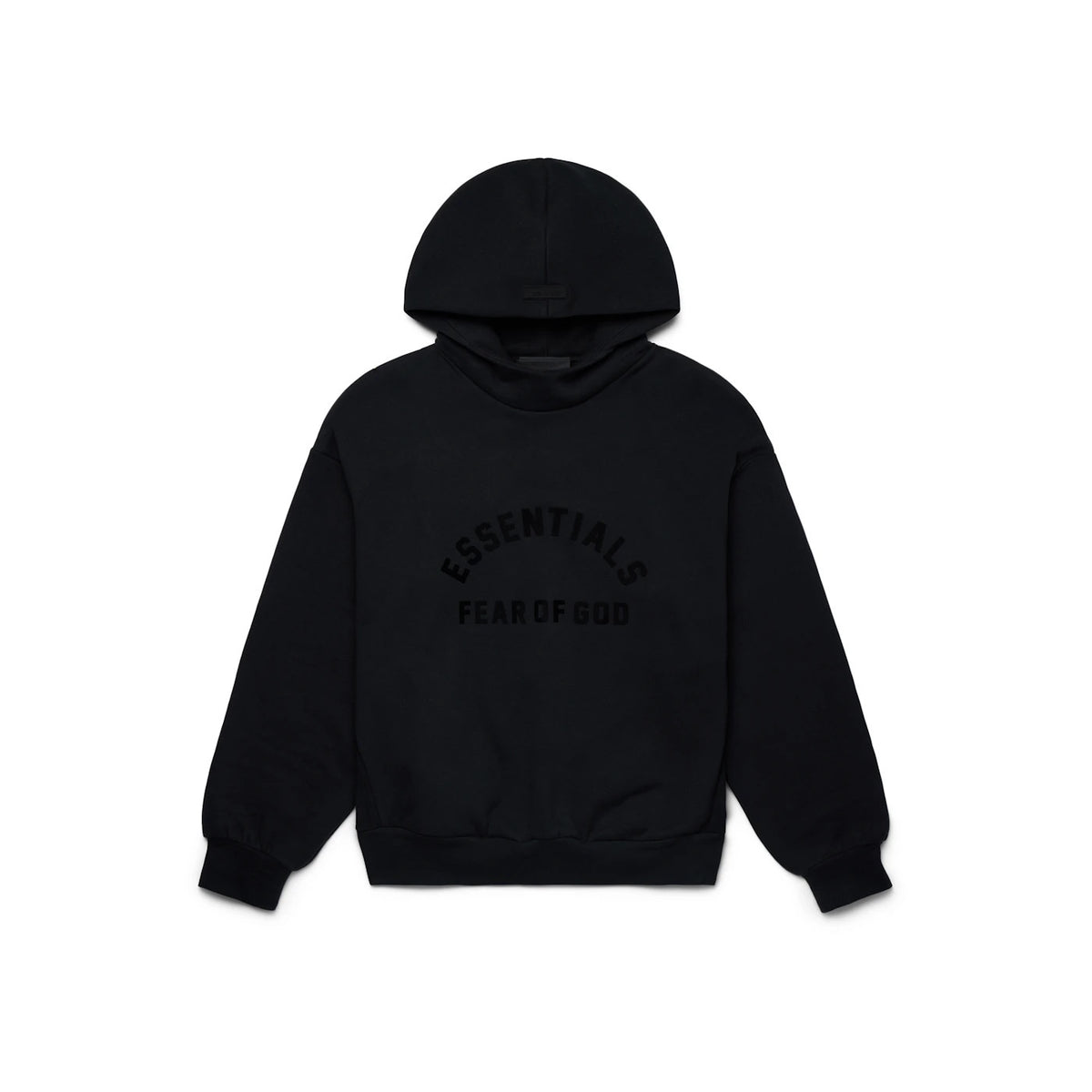 Fear of God Essentials Arch Logo Hoodie Jet Black 192SP232050F ADONIO
