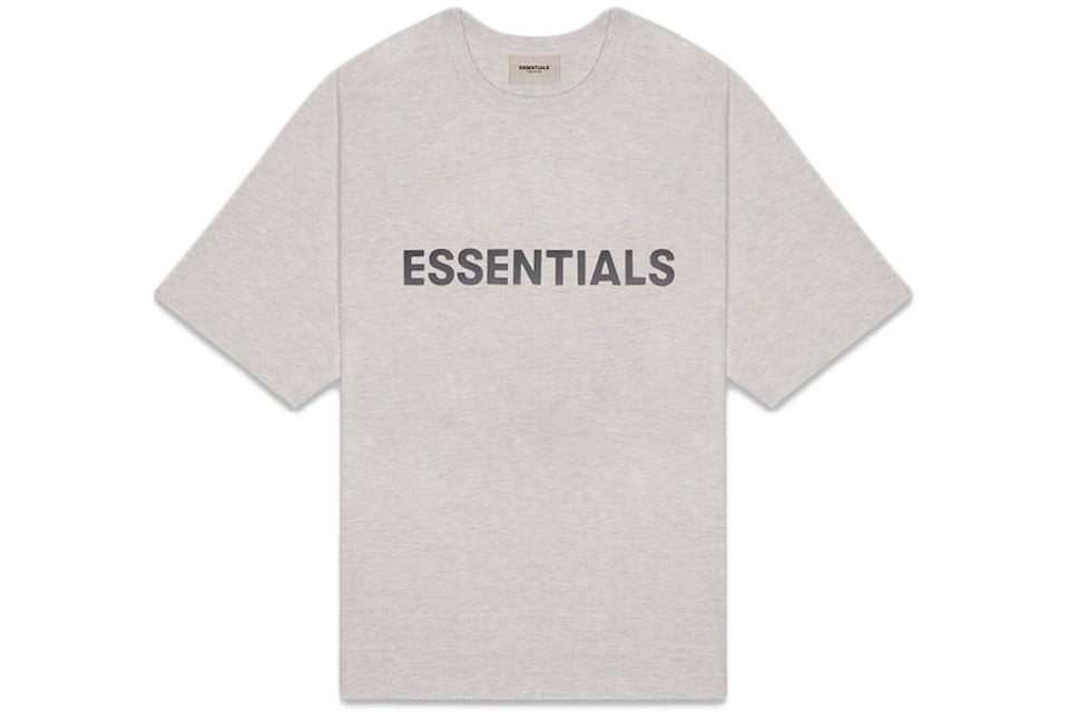 Fear of God Essentials T-Shirt Applique (FW20) Heather Oatmeal