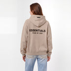 Fear of God Essentials S24 Fleece Hoodie Desert ADONIO