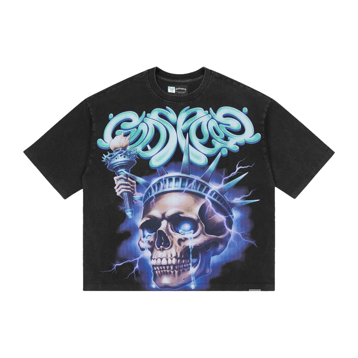 Godspeed Liberty Tears Tee Black