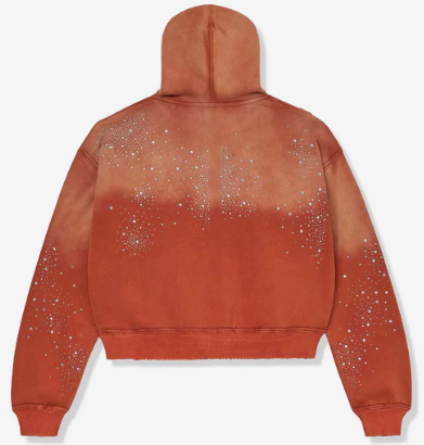 Vale Forever Classico Zip Up Sweatshirt, Orange