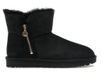 tenisky a boty UGG Bailey Zip Mini Boot Black (W) 1112481-BLK ADONIO