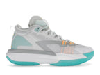 Jordan Zion 1 White Dynamic Turquoise