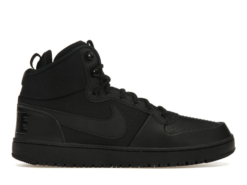 Nike Court Borough Mid Winter Triple Black