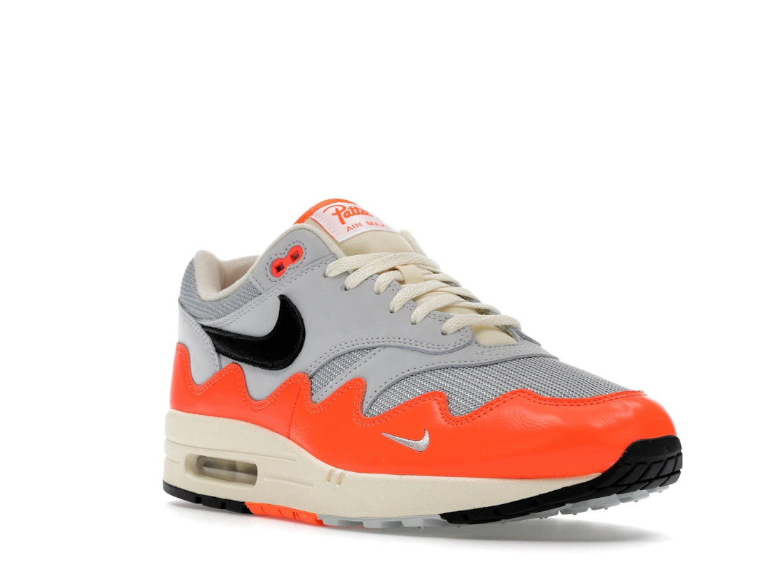 Nike Air Max 1 Patta Waves Hyper Crimson Pure Platinum (With Bracelet)