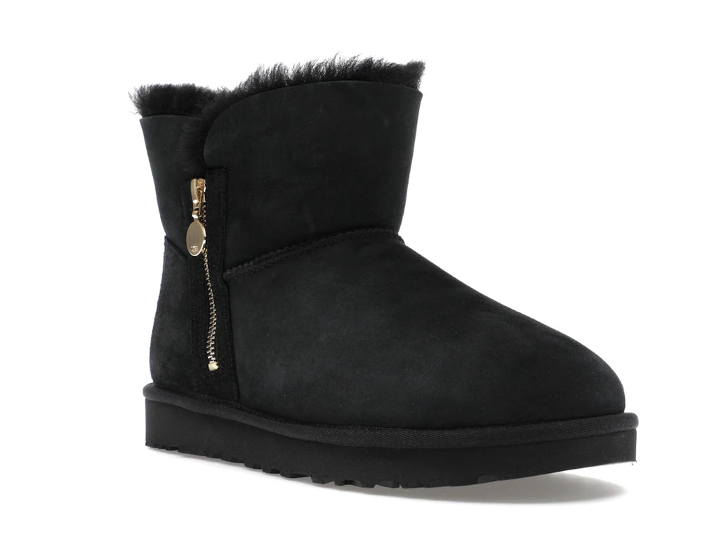 tenisky a boty UGG Bailey Zip Mini Boot Black (W) 1112481-BLK ADONIO