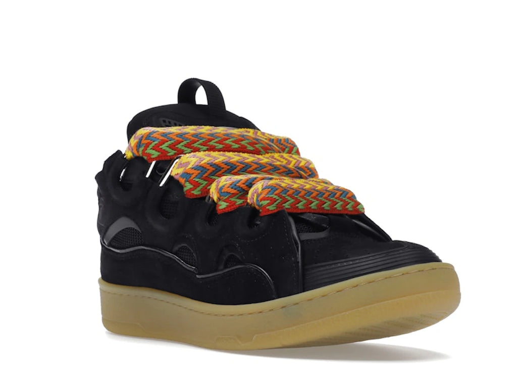 tenisky a boty Lanvin Leather Curb Black FM-SKRK11-DRAG-A2010 / FM-SKRK11-DRA2-A2010 / SKRK11 DRA2 10 / FU-SKDK12-DRA2-P25-10 / FU-SKDK12-DRA3-P2610 ADONIO