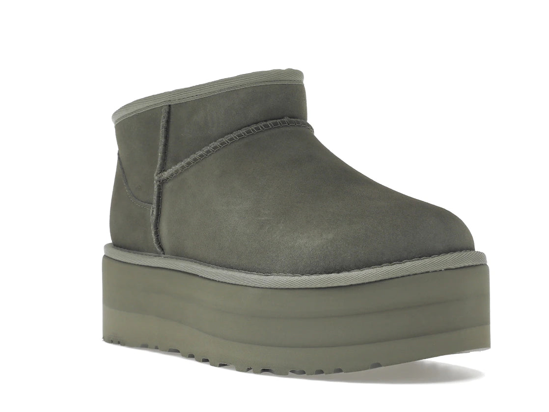 UGG Classic Ultra Mini Platform Boot Moss Green (W)