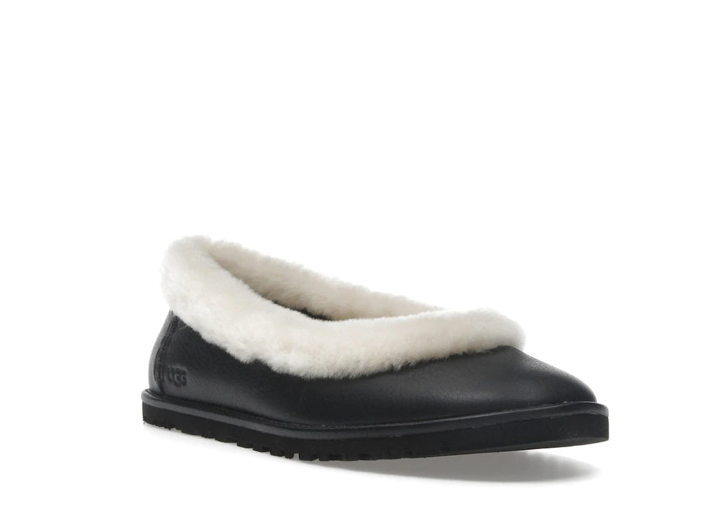 tenisky a boty UGG Zora Leather Ballet Flat Black (W) 1178450-BLK ADONIO