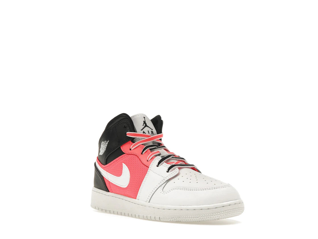 Jordan 1 Mid SE White Black Infrared (GS)