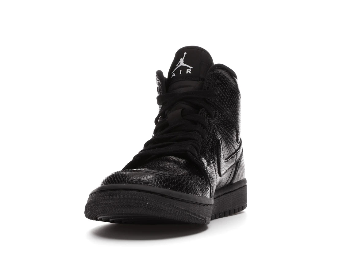 Jordan 1 Mid Black Snakeskin (W)