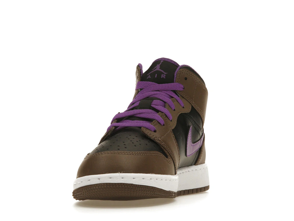Jordan 1 Mid Purple Mocha (GS)